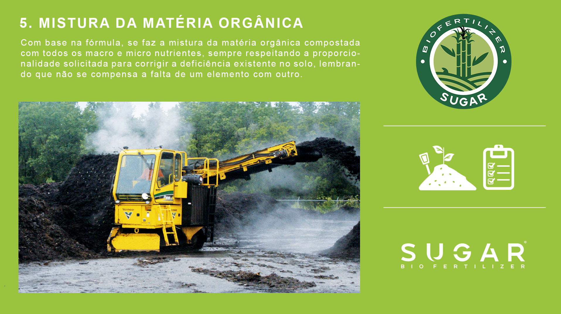 MISTURA DA MATÉRIA ORGÂNICA